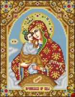 Схема для вышивки Почаевская икона Божией Матери