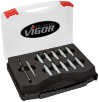 Набор для ремонта резьбы на поворотных кулаках для автомобилей  VAG группы, VIGOR, V4127