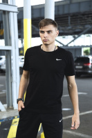 Чоловіча футболка чорна Nike (ХМ)