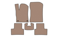 Резиновые Коврики Carsuit (Бежевые) для Peugeot 308 2021- гг