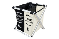 Кошик для білизни «Laundry Basket» складний на 2 секції (S-VEN-1350)