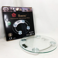 Напольные весы Domotec MS-2003A электронные стеклянные с LCD дисплеем до 180 кг