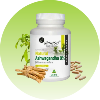 Ашваганда Алінес Aliness Ashwagandha 9% 560 мг 100 капсул