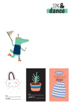 Магнітний планер А4 «План на добу 4 Sing&Danse eng»