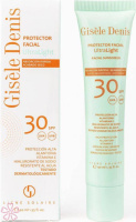 Солнцезащитный крем для лица - легкая текстура Gisele Denis Ultralight Facial Sunscreen SPF 50+ 40 мл spf 30