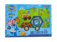 Конструктор магнітний Робокар Полі Robocar Poli 3511 40 деталей