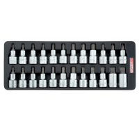 Набор бит впресованных в головку 1/2« 24ед. (в ложементе) TOPTUL GAAT2402