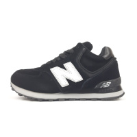 New Balance 574 чорні з білим
