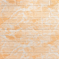 Декоративная 3D панель самоклейка 700x770x3мм Мрамор жёлтый (062-3) SW-00000694