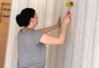 Поклейка обоев Киев, все районы