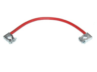 Перемичка АКБ для двоакумуляторних систем довжиною 40 см та перерізом провода 25 мм.кв з свинцевою клемою