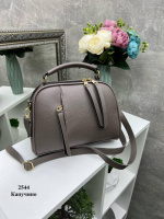 Капучино — молодіжний стильний клатч із кишенею спереду (2544)