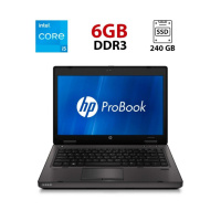 Ноутбук HP ProBook 6470b / 14« (1366x768) TN / Intel Core i5-3210M (2 (4) ядра по 2.5 - 3.1 GHz) / 6 GB DDR3 / 240 GB SSD / Intel HD Graphics 4000 /