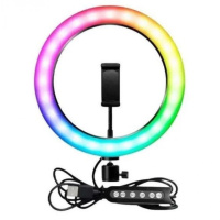 Кільцева LED лампа 3D-20RGB USB 20cm