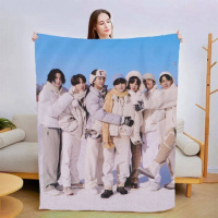 Плед 3D новогодний Зимние объятия с BTS 3187_A 15399 160х200 см