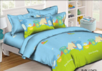 Дитяче постільна білизна полуторна Динопарк  Ранфорс