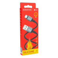 Кабель USB Borofone BX83 Silicone Type-C 3A М'ята упаковка