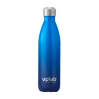 VPLab Metal water bottle 500 ml blue, Темно-синий