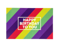 Листівка «Happy birthday» 10х15 см