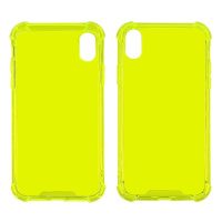 Чехол TPU shockproof angle для Apple iPhone Xs Max 10 флуоресцентно-желтый