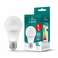 Led лампа Titanum a60 10w e27 4100K 220V