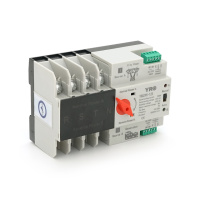 Автомат ввода резерва (АВР) четырехполюсный YRQ2PC-125, 400V/125A на DIN-рейку для генераторов