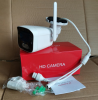 IP видеокамера уличная 4 Mp / Wi-Fi / 2.8mm / PoE / Onvif / Звук / Карта памяти