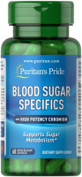 Puritan's Pride Blood Sugar Specifics 60 капсул