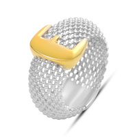 Серебряное кольцо CatalogSilver с без камней, вес изделия 4,57 гр (2184058) 18.5 размер