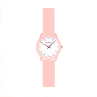 Дитячий годинник Better Keymax Light Pink 1184-0137 з рожевим силіконовим ремінцем