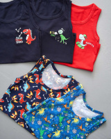 Майка дитяча на хлопчика 2-3, 6-7 років   5шт