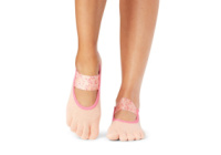 Шкарпетки для йоги ToeSox Full Toe Mia Grip Vibrant Multi Print Samp S (36-38.5)