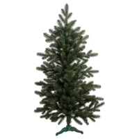 Литая искусственная елка зеленая 180 см на пластиковом основании SOK-M-D-6