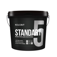 Kolorit Farbmann STANDART 5 (9 л) Фарба інтер'єрна матова біла (база А)