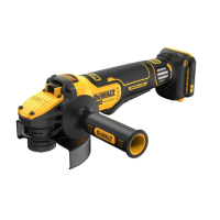 Шліфмашина кутова акумуляторна DEWALT DCG416VSN (18В/каркас/регуляція)