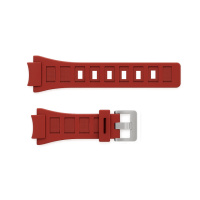 Ремінець Casio accessories для моделі 3009 каучуковий червоний 30х13,5 мм (1051-1440)