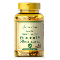 Puritan's Pride Vitamin D3 2000 IU 200 капсул