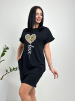 Жіноча сукня з малюнком «Passion» оптом | Норма і батал