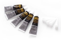 Герметик силиконовый высокотемпературный Сила 25г серый (951436) (5 шт.)