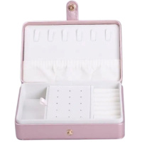 Шкатулка для украшений из эко кожи 16×11×4.7 см органайзер для ювелирных изделий HP-5-30PP