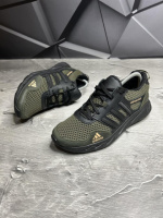 Кросівки літні сітка Adidas олива