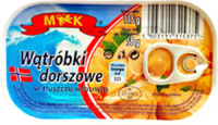 Печінка тріски натуральна «МК watrobki dorszowe» 115г