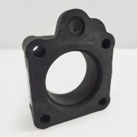 Перехідна плита КОМ HYVA ZF для механіки з ретардом (одна вуха/товщина 36 мм)