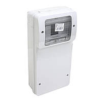 TENCE Щиток комбінований пластиковий ABS, IP54, 180х360х115мм, 6 модулів, поверхня монтажу пряма