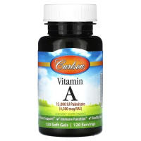 Carlson Vitamin A 4,500 mcg RAE (15,000 IU) 120 капсул