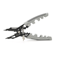 Инструмент для зачистки кабеля 28 в1 Мультитул стриппер для снятия изоляции/намотки/обрезки, grey