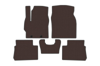 Резиновые коврики Carsuit (Hybrid, Коричневый) для Toyota Yaris/Yaris Cross (XP210) 2020- гг