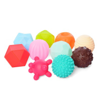 Детская игрушка для купания «Мячики» 19012, 10 штук