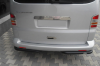 Задние уголки AK003 Черные (2 шт., нержавейка) для Volkswagen T6 2015-2024 гг