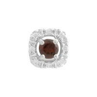 Серебряная подвеска CatalogSilver с гранатом 0.425ct (2191377)